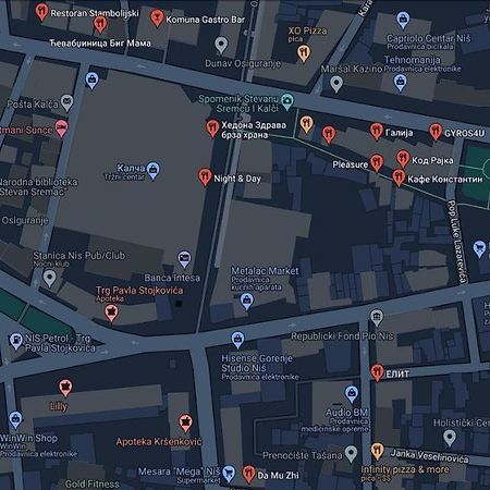 Mirkovic Lux Apartman Ni Exteriör bild