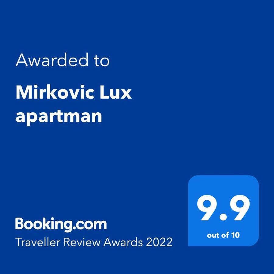Mirkovic Lux Apartman Ni Exteriör bild